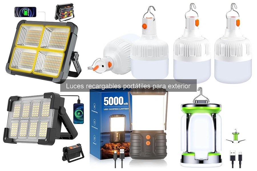 Ventajas de las luces recargables portátiles para exterior