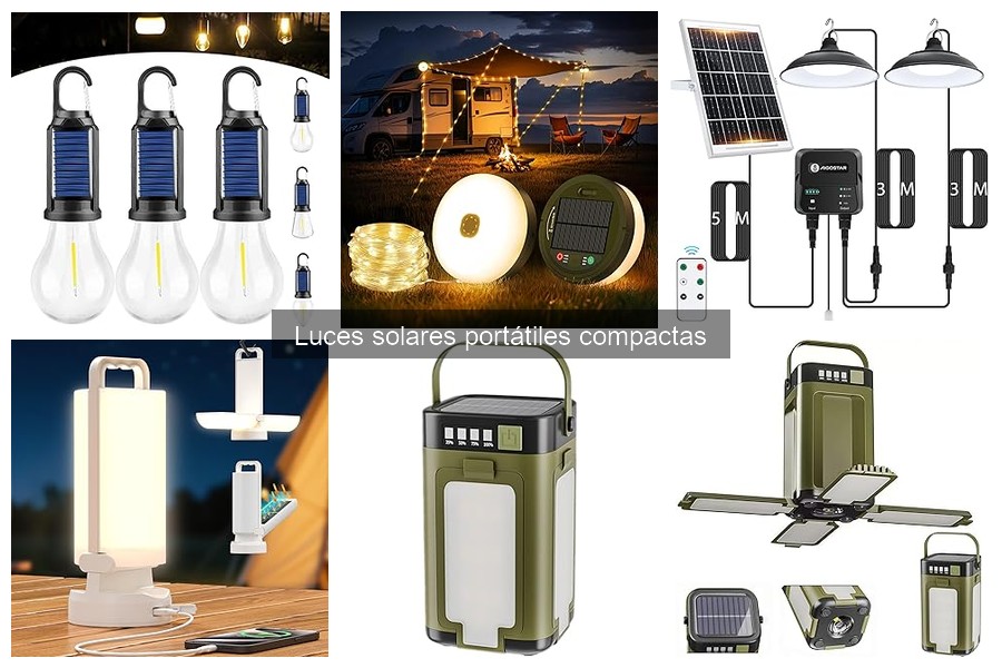 Ventajas de las luces solares portátiles compactas
