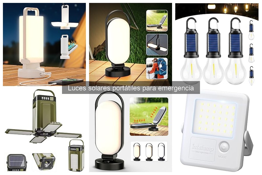 Ventajas de las luces solares portátiles para emergencia
