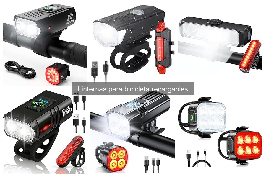Ventajas de Linternas Recargables para Bicicleta vs Desechables