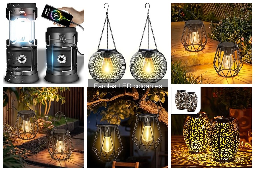 Ventajas de los faroles LED colgantes frente a otras iluminaciones