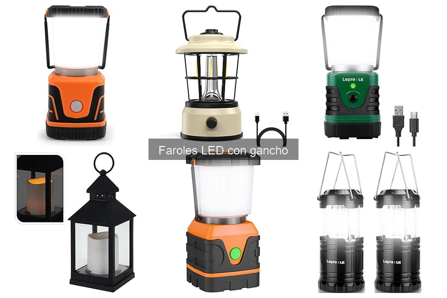 ** Ventajas de los Faroles LED con Gancho Recargables