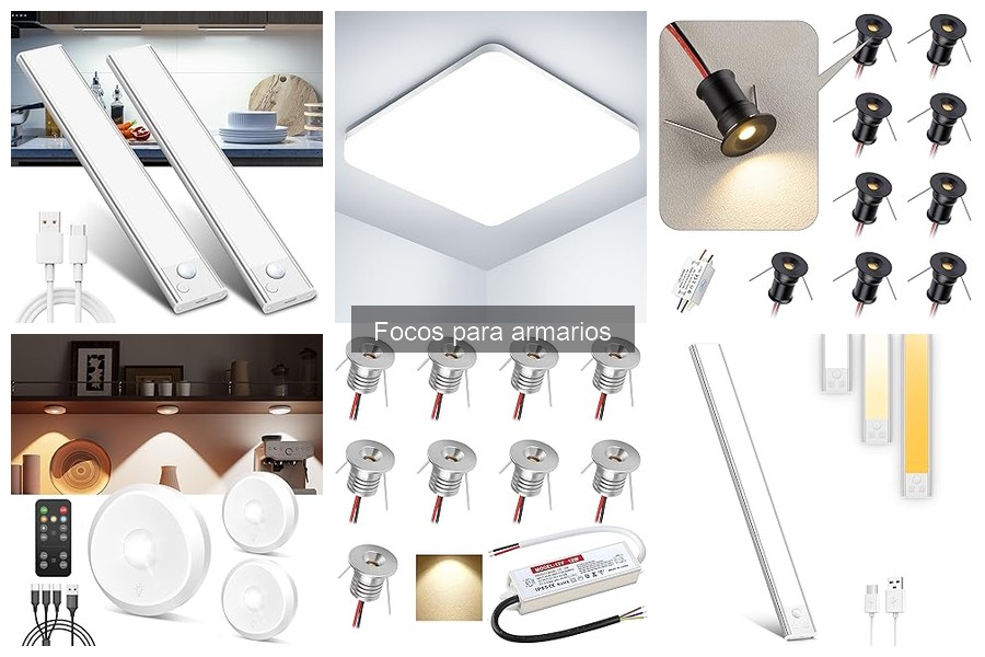 Ventajas de los Focos para Armarios Frente a Otras Iluminaciones