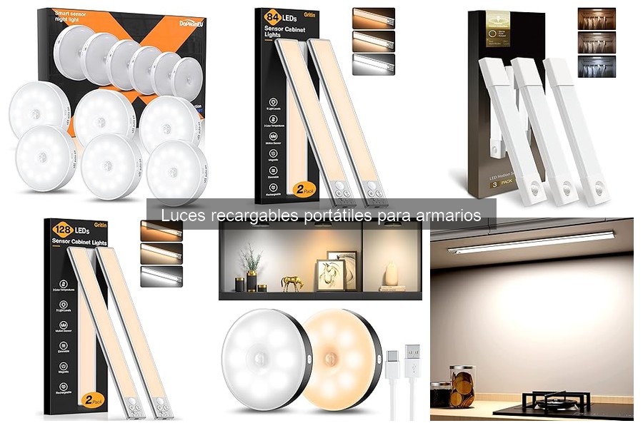 Ventajas de Luces Recargables para Armarios: Eficiencia y Comodidad