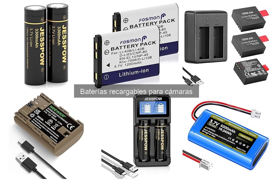 Ventajas de usar baterías recargables para cámaras