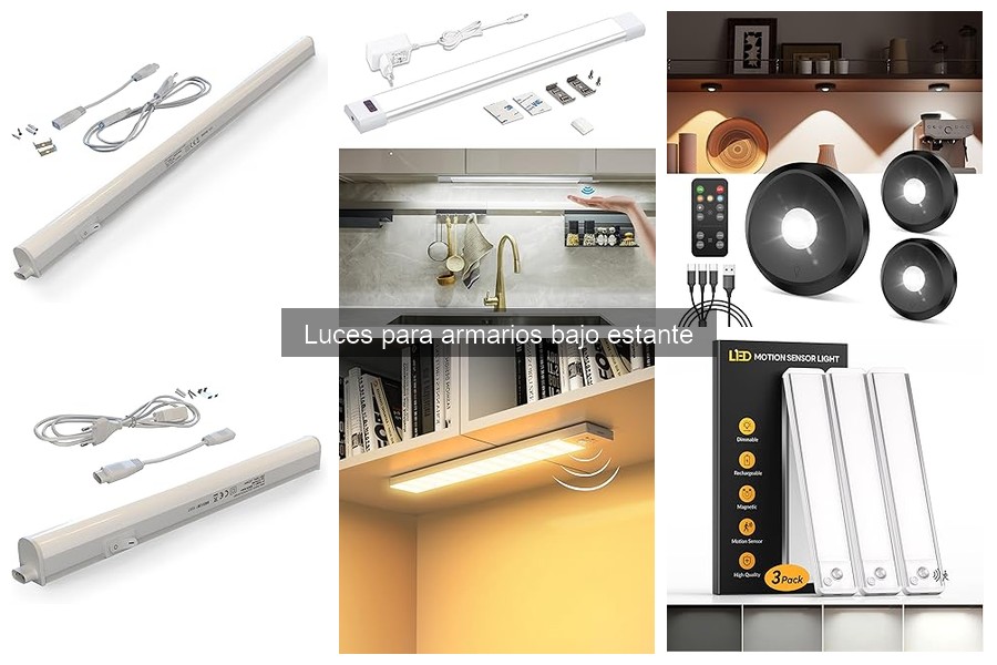 Ventajas de usar luces para armarios bajo estante