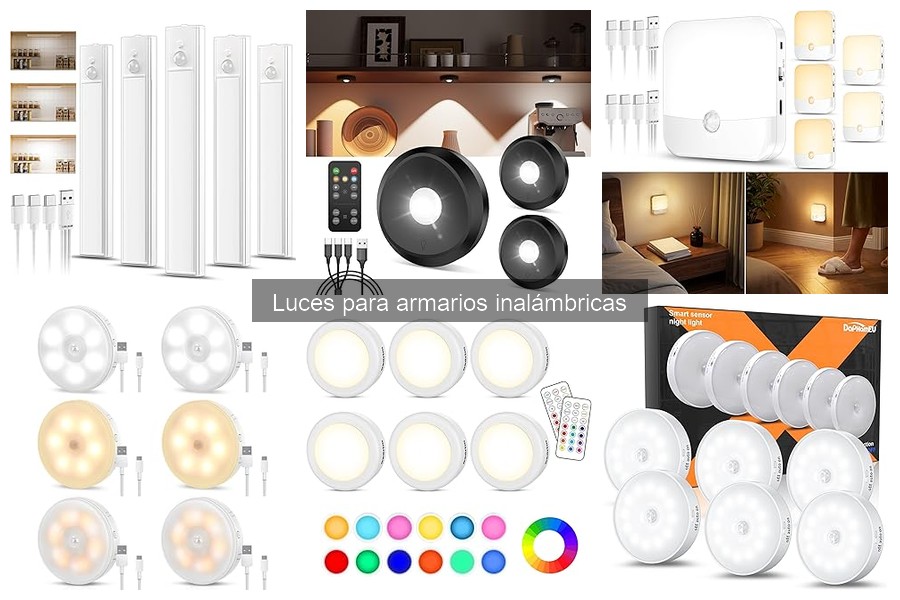 Ventajas de usar luces para armarios inalámbricas