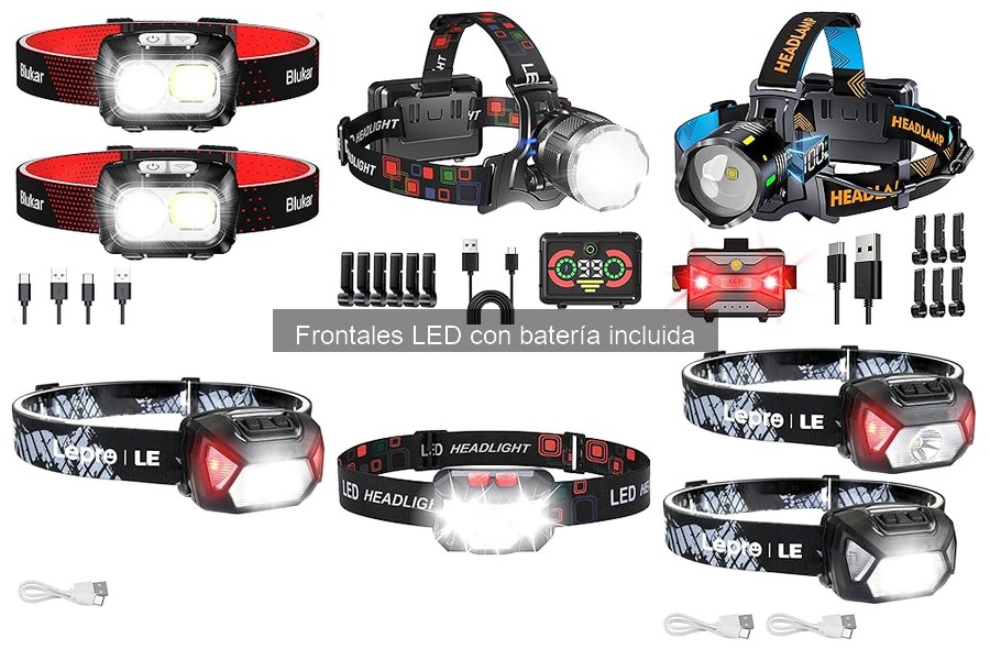 Ventajas de usar una linterna frontal LED con batería