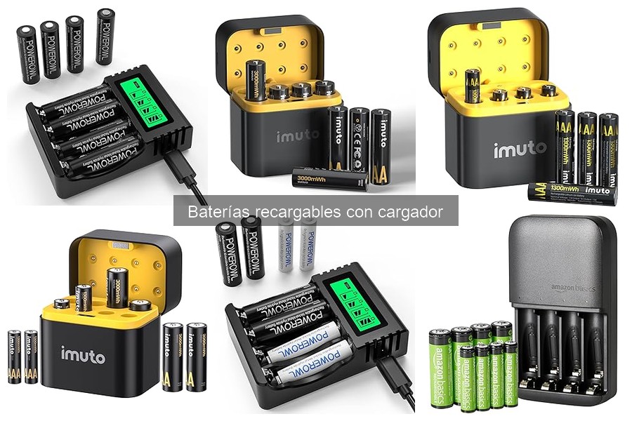 Ventajas y Desventajas de Baterías Recargables con Cargador
