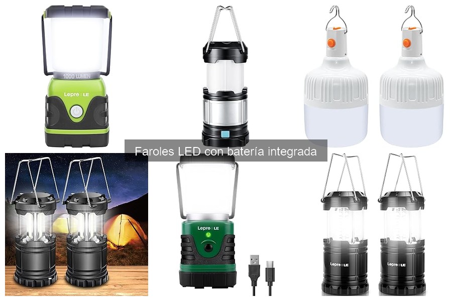 Ventajas y desventajas de faroles LED con batería integrada