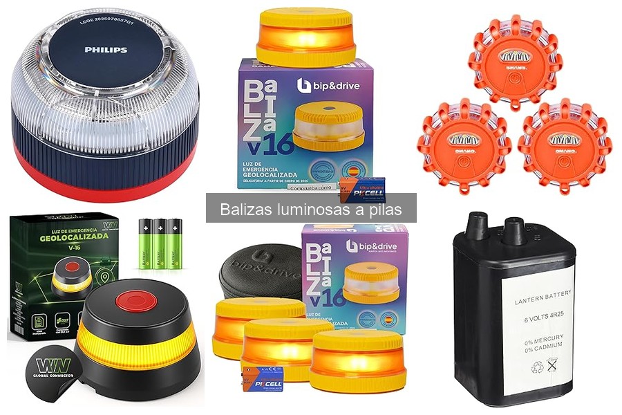 Ventajas y desventajas de las balizas luminosas a pilas