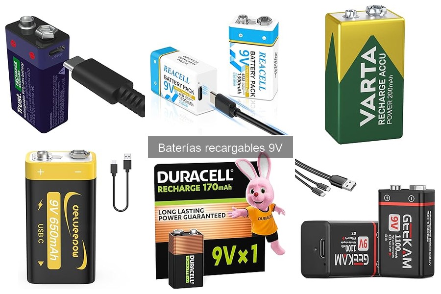 Ventajas y desventajas de las baterías recargables de 9V