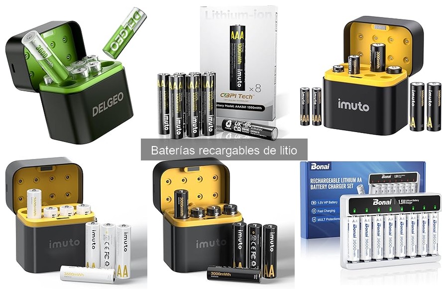 Ventajas y desventajas de las baterías recargables de litio