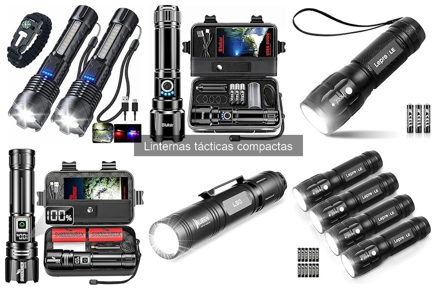 Ventajas y desventajas de las linternas tácticas compactas