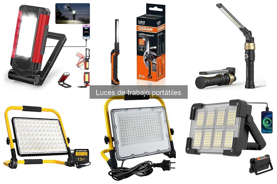 Ventajas y desventajas de las luces de trabajo portátiles