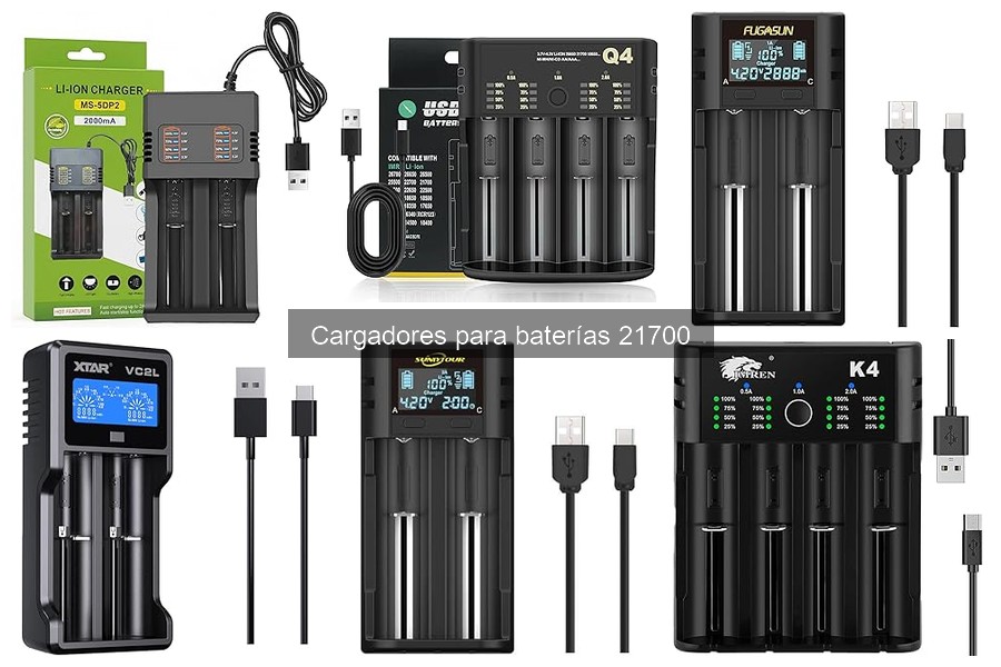 Ventajas y desventajas de los cargadores para baterías 21700