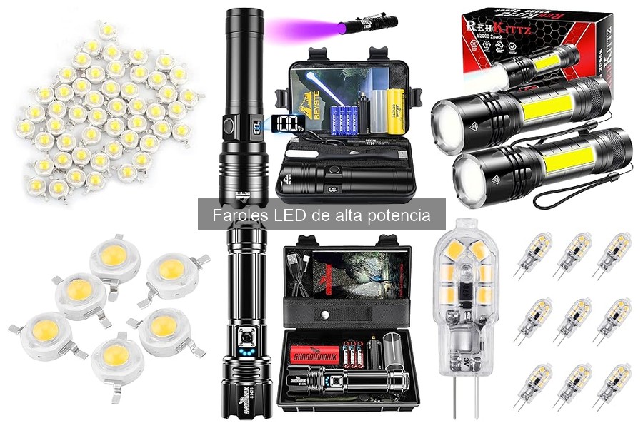 Ventajas y desventajas de los faroles LED de alta potencia