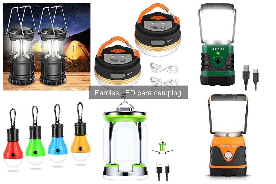 Ventajas y desventajas de los faroles LED para camping