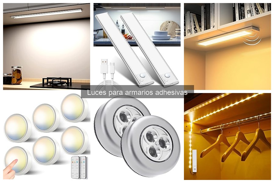 Ventajas y desventajas de luces adhesivas para armarios