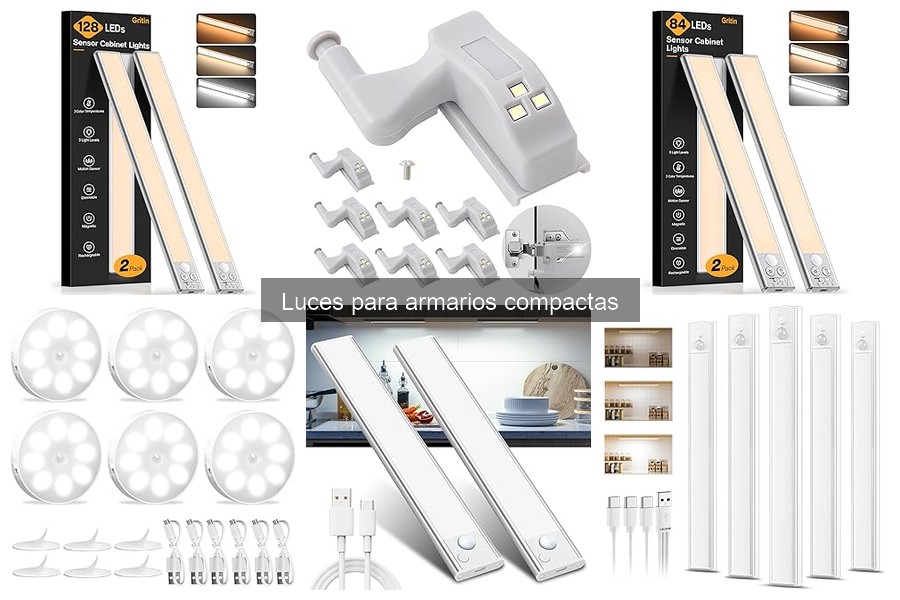 Ventajas y desventajas de luces para armarios compactas