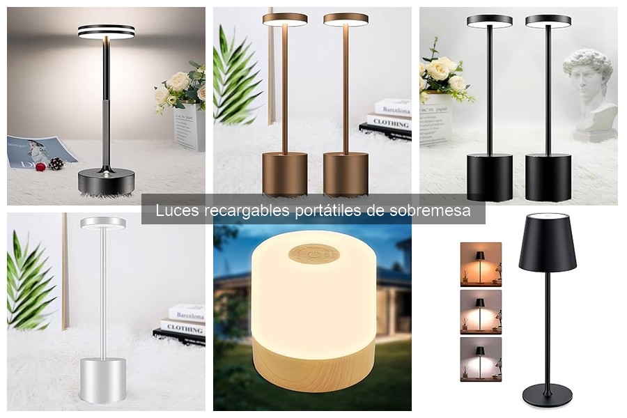 Ventajas y desventajas de luces recargables de sobremesa