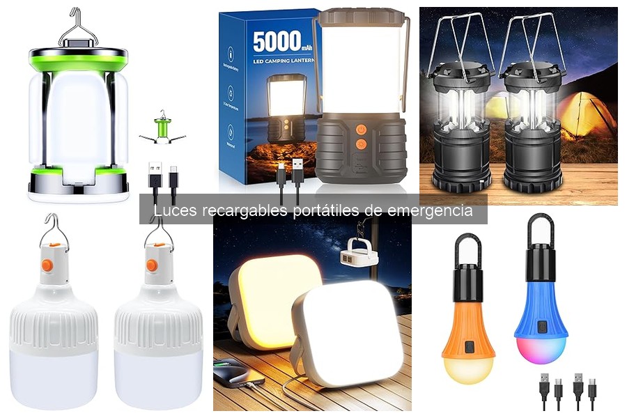 Ventajas y desventajas de luces recargables portátiles de emergencia
