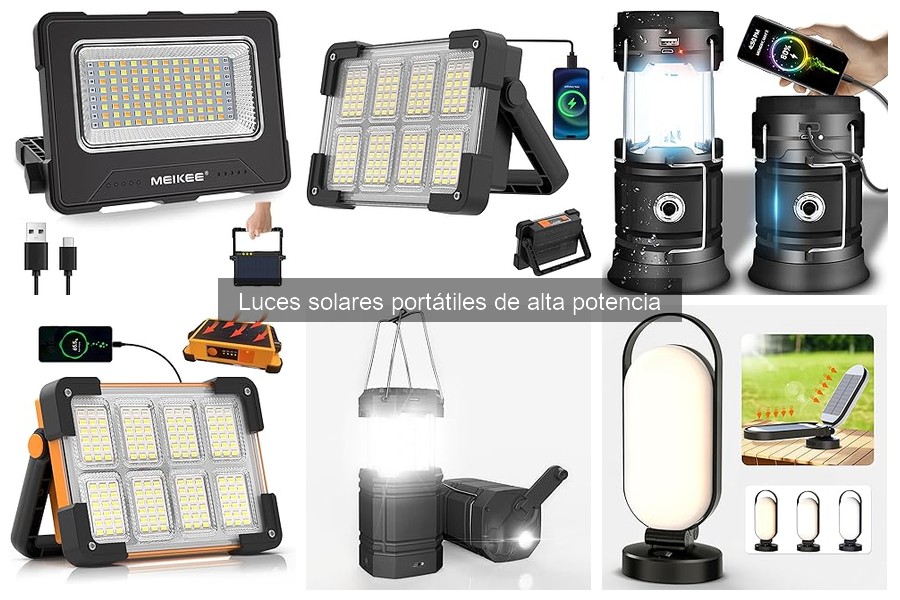 Ventajas y desventajas de luces solares portátiles de alta potencia