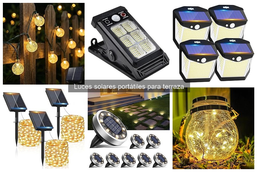 Ventajas y desventajas de luces solares portátiles para terraza