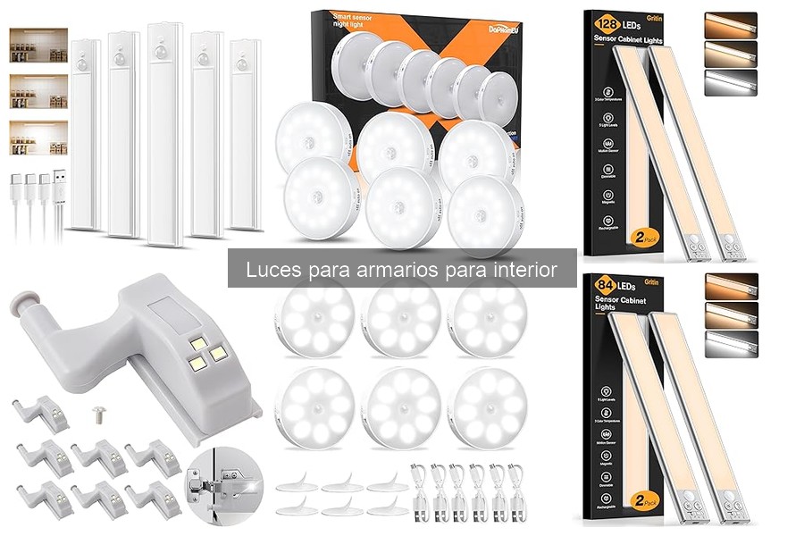 Ventajas y desventajas de usar luces para armarios