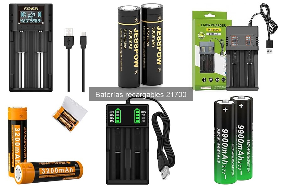 Vida útil de baterías recargables 21700: Guía útil